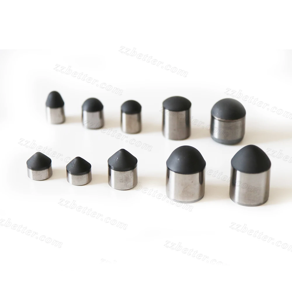 PDC cutters in shape of  dome button cylinder PDC button parabollic buttons 1308 pdc