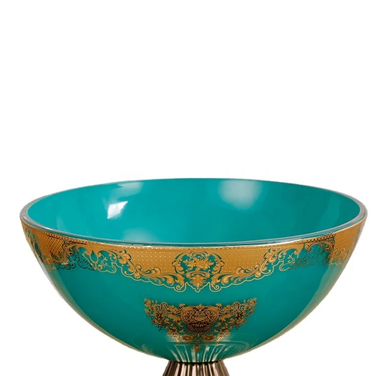 
Gorgeous appearance dinnerware home decor glass fruit plate fruit serving tray 