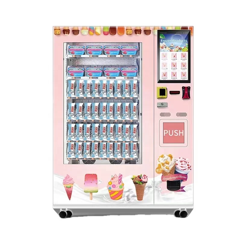 Hot Selling 24 Hours Large Capacity Automatic Combo Snacks Drinks Food Vending Machine