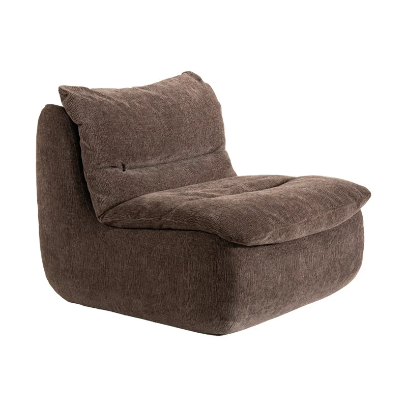 Factory Modern Multifunctional Single Sofa Bed Solid Color Living Room Single Seat Fabric Leisure Sofa Bed