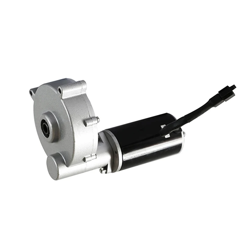 150w 180w 12v 24v brush dc electric for golf trolley motor with 20:1 gear reduction