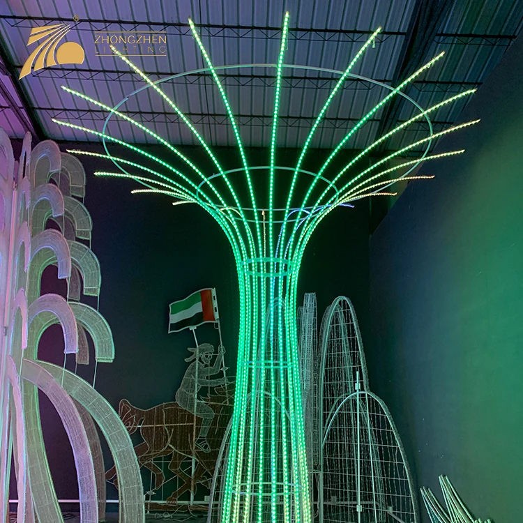 New Arrival Engineering Customization Festival Decoration Street Pole LED Tree Light