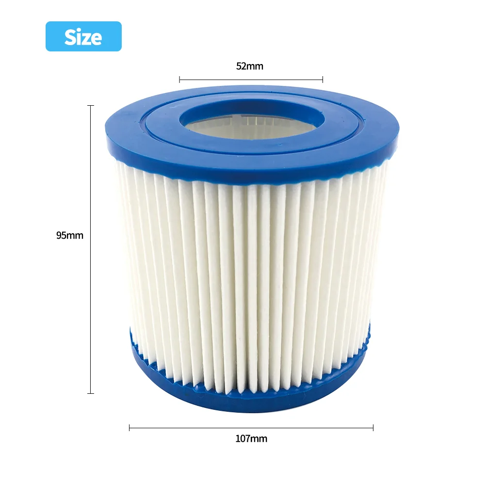 Replacement HEPA Filter Cartridge for Bestways VII /Intexs D Inflatable Swimming Pool