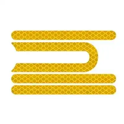 Ночная езда на велосипеде взрослый самокат Запчасти 4 шт. электрический скутер из углеродного волокна Стикеры для Xiaomi Mijia M365 Pro