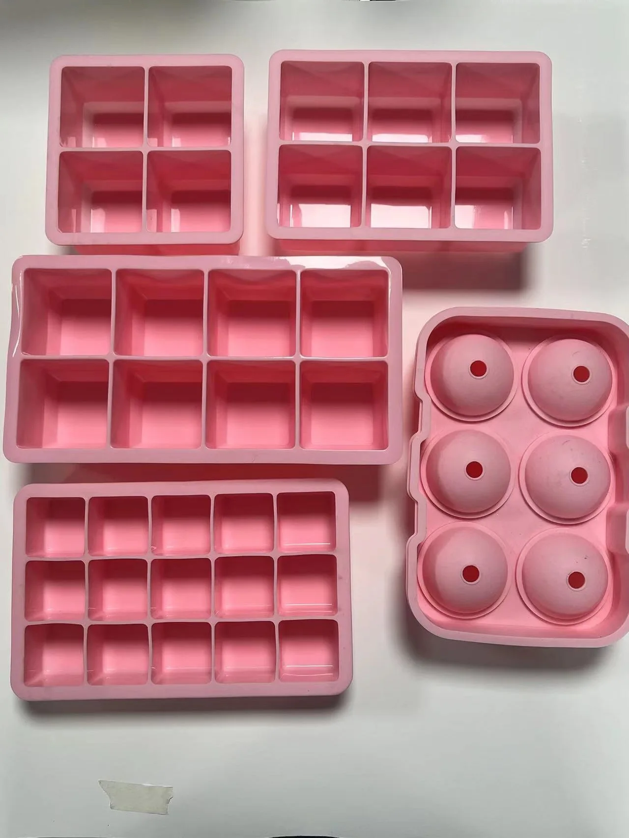 2024 Hot Selling Summer Safe Ice Cream Makers Silicone Ice Cube Tray