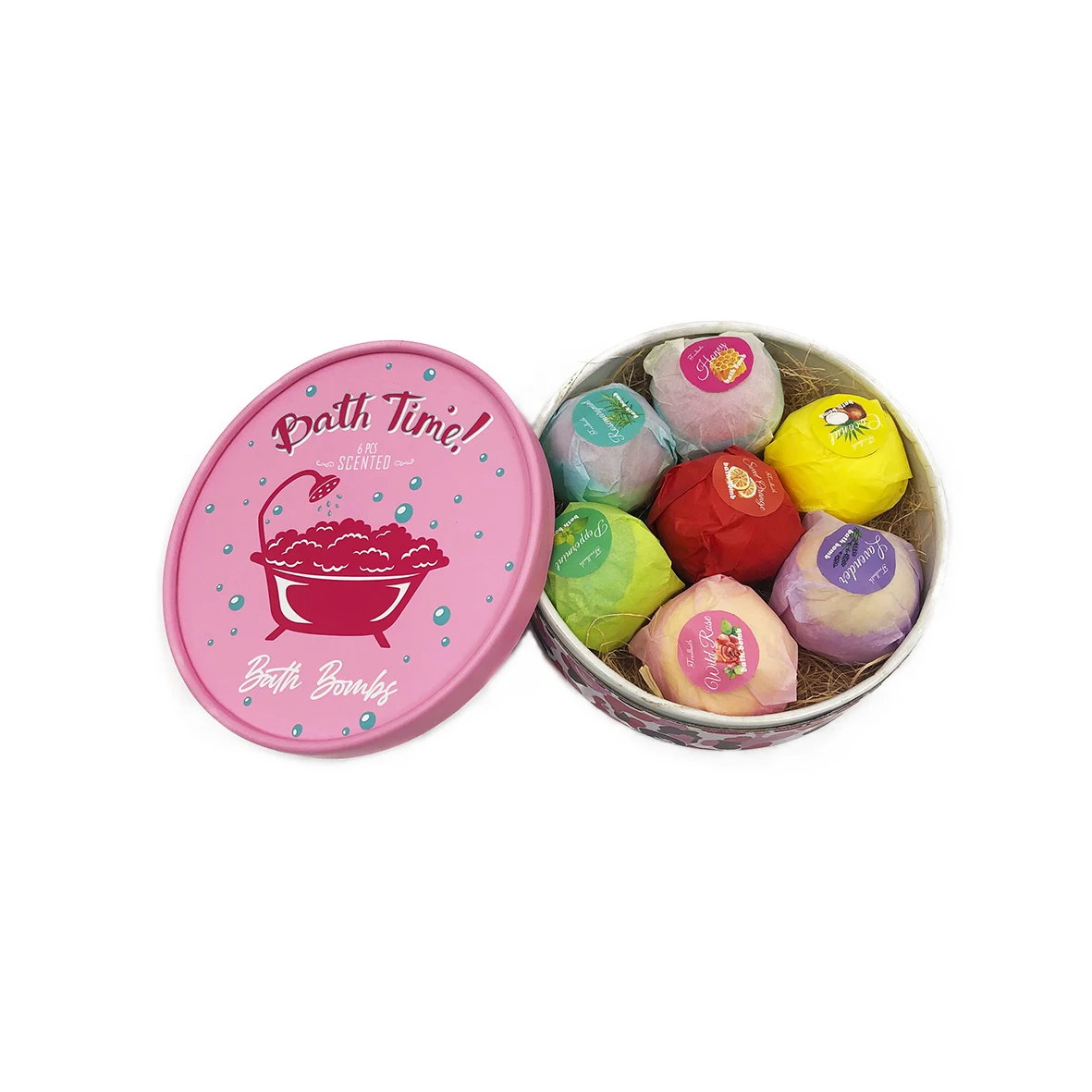 high selling wholesale private label bubble bath organic gift set bath bombs