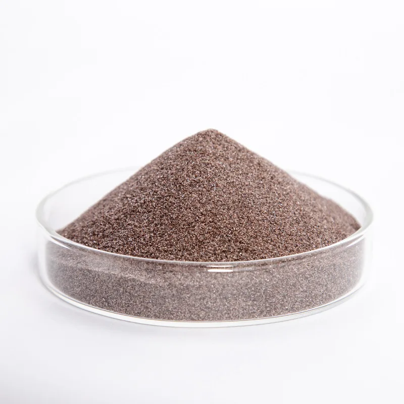 Низкоуглеродистый низкожелезный коричневый корунд для пескоструйной обработки абразивов