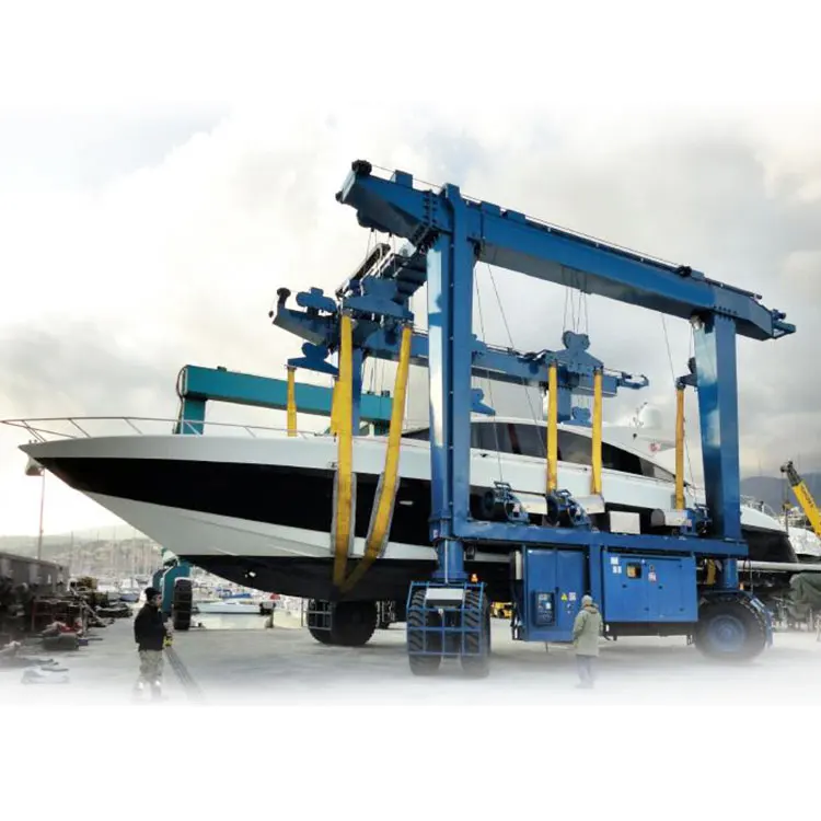 Hot sale 80t ~ 800t mobile travel boat lift equipment gantry crane for sale
