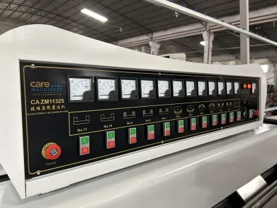 11 motors Glass straight line edging polishing machine glass edger