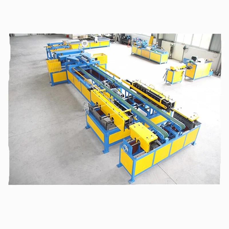 Very powerful square tube forming machine automatic air duct production line 5 sheet metal coil line auto duct line