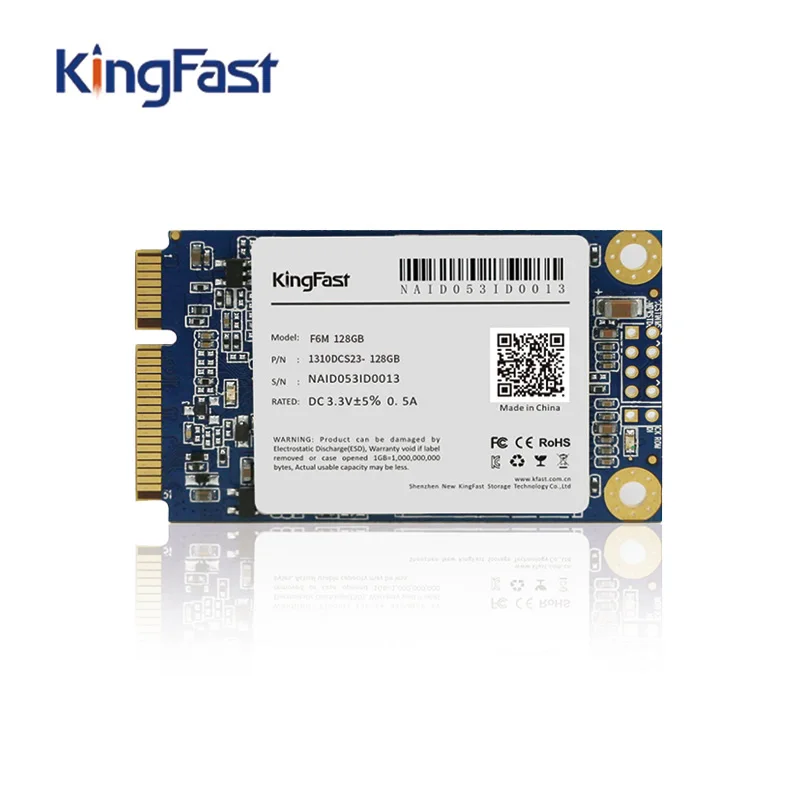 KingFast 128 г ГБ 256 500 512 1 ТБ 2 4 мини Половинный размер mSATA SSD для портативных