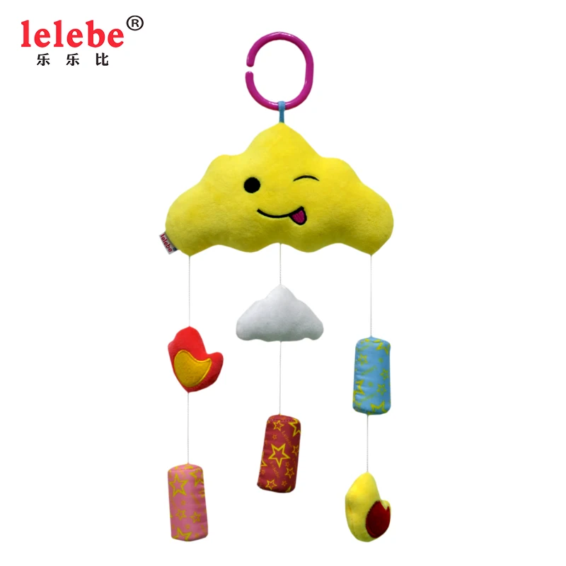 
New 2020 baby plush Rainbow Bell Toys Soft cute plush toy suspension design fashion fun 
