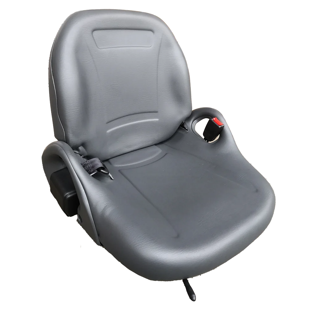 Universal Forklift Seat with Integrated PVC Armrest Fold down Backrest for Caterpillar 4Runner RAV 4 Komatsu Forklift Parts