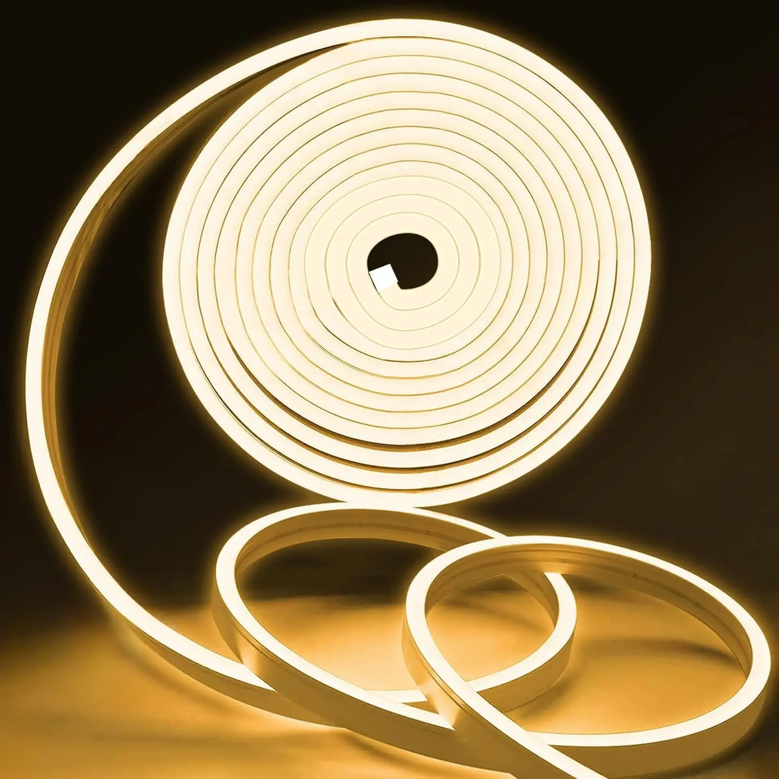 Customized 5m Warm White Neon Flex LED Strip 2020 IP68 DC24V Silicone Body Colorful Light for Outdoor Use Ra90 IP68