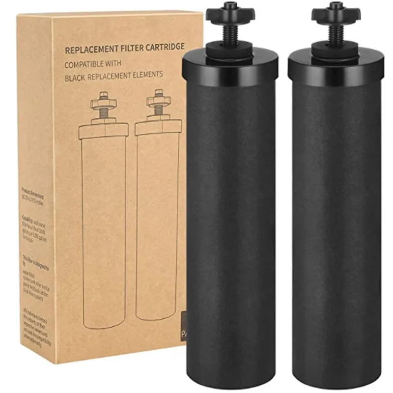 Premium Water Filter Black Element Cartridge Compatible with Berkey Countertop Water Purification System