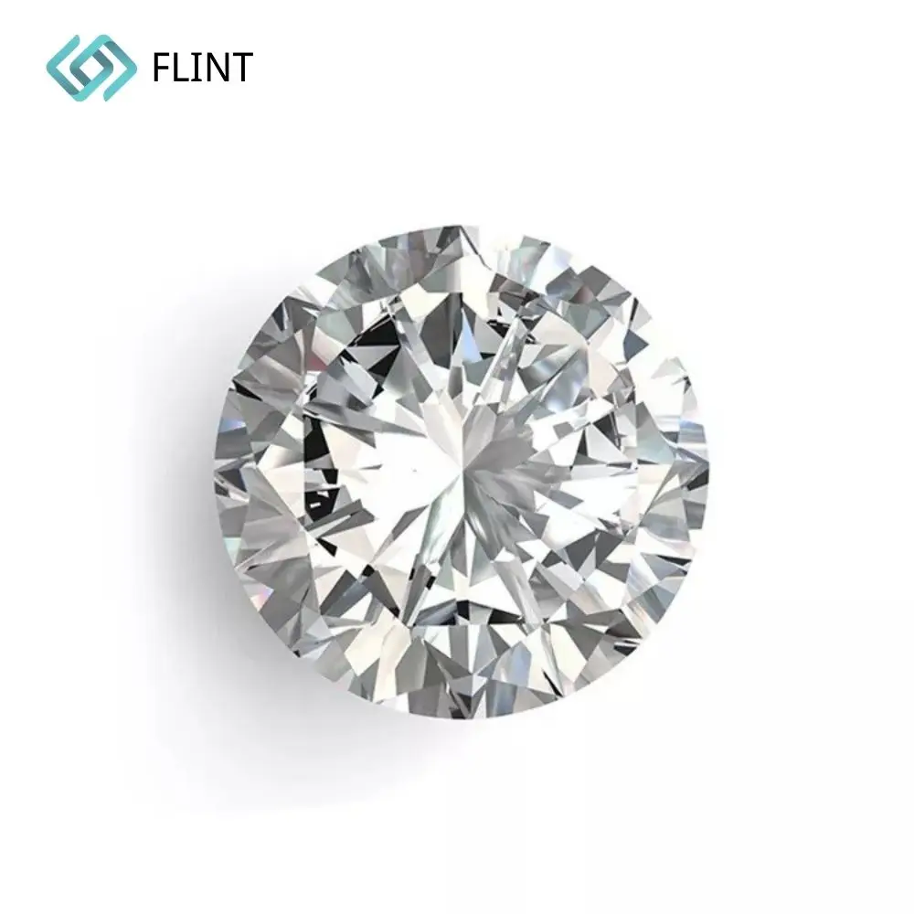 FLINT Real Wholesale Luxury Jewelry Stone Synthetic Diamond Vvs Free Diamond Per Carat Price CVD Lab Grown Loose Diamond