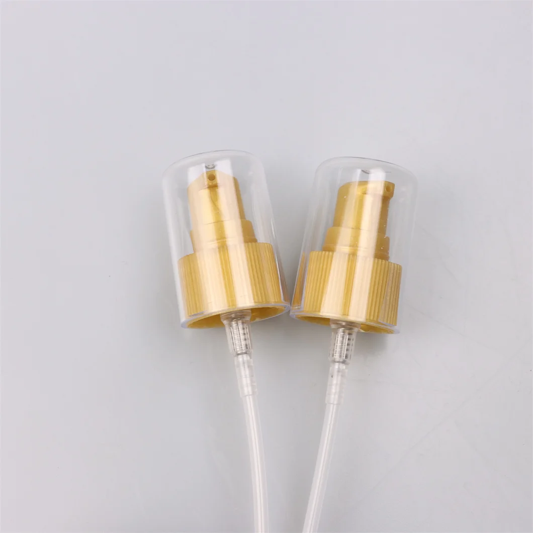 Full Cap Plastic Cream Pump Treatment Pump Lotion Dispenser Pump