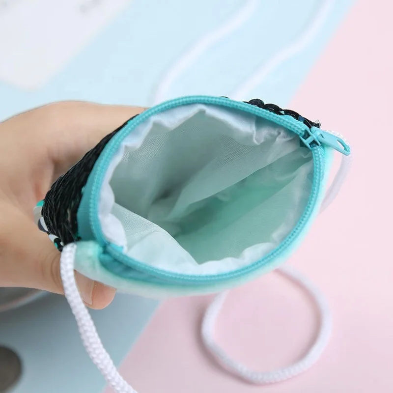 Популярная детская сумка через плечо Amazon, маленький кошелек с блестками русалки, модный кошелек принцессы zero, сумка на одно плечо для девочек