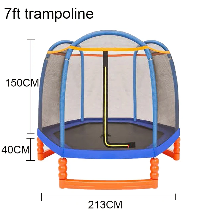 
FUNJUMP indoor kid play 7ft trampoline 