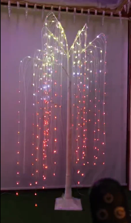 Web celebrity hot style  Beautiful 1.2/1.5/1.8m willow tree light for Various scene decorations