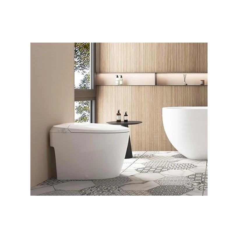Toilette Ultra-thin appearance Non-electric flushing platform p trap concealed flush tank floor smart toilet Installation