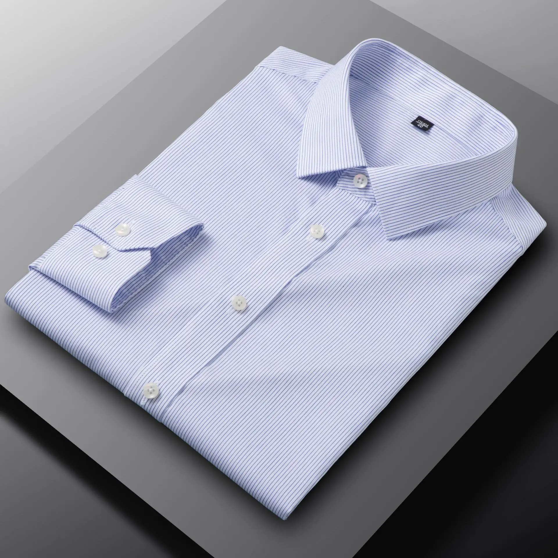 TS2103 Wholesale high quality 100% cotton non iron Garment-dipping men white dress shirt long sleeve shirts multi colors