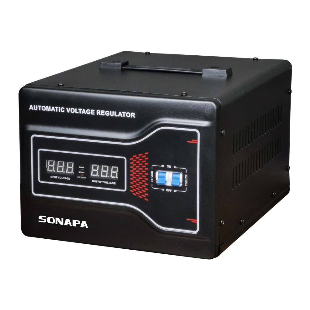 SVC-T 10KVA power regulator surge over under voltage protectors 220v servo motor voltage stabilizer regulator