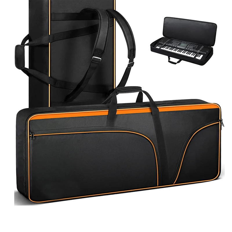 Piano Keyboard Backpack with adjustable shoulder straps Electronic Keyboard Case Gig Bag