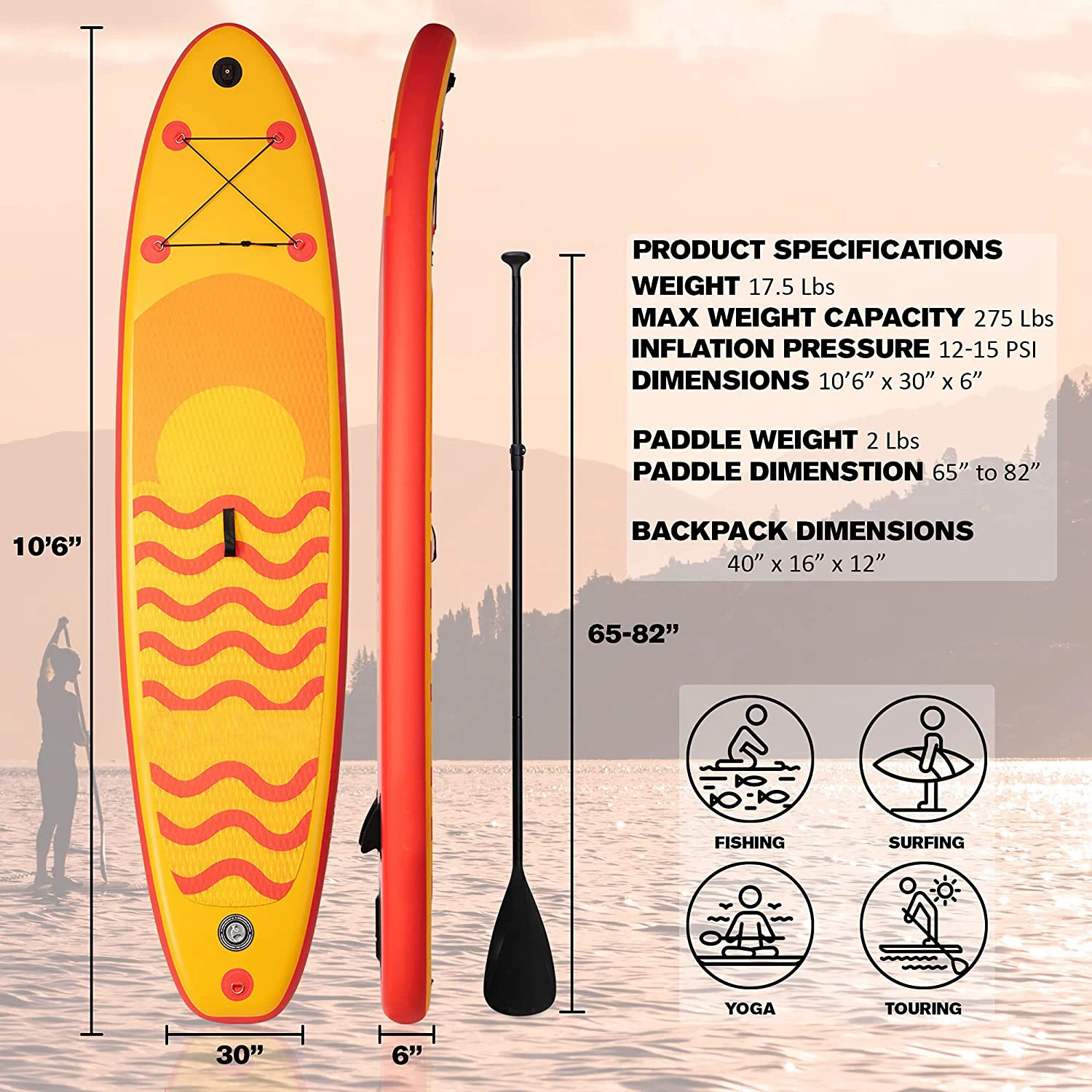 Лидер продаж, весло-доска