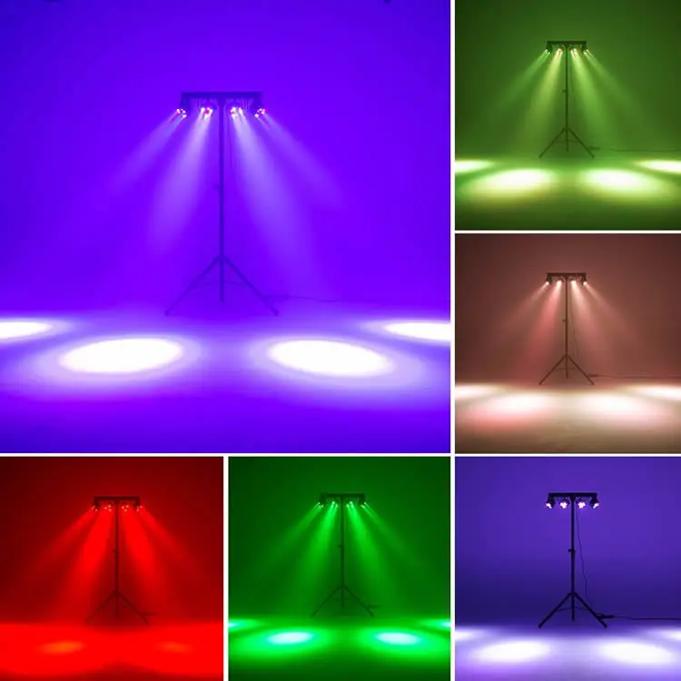 2019 hot sales 60W DMX Can Light Sets  48PCS RGBW Led Par Bar Stage Lighting With Stand