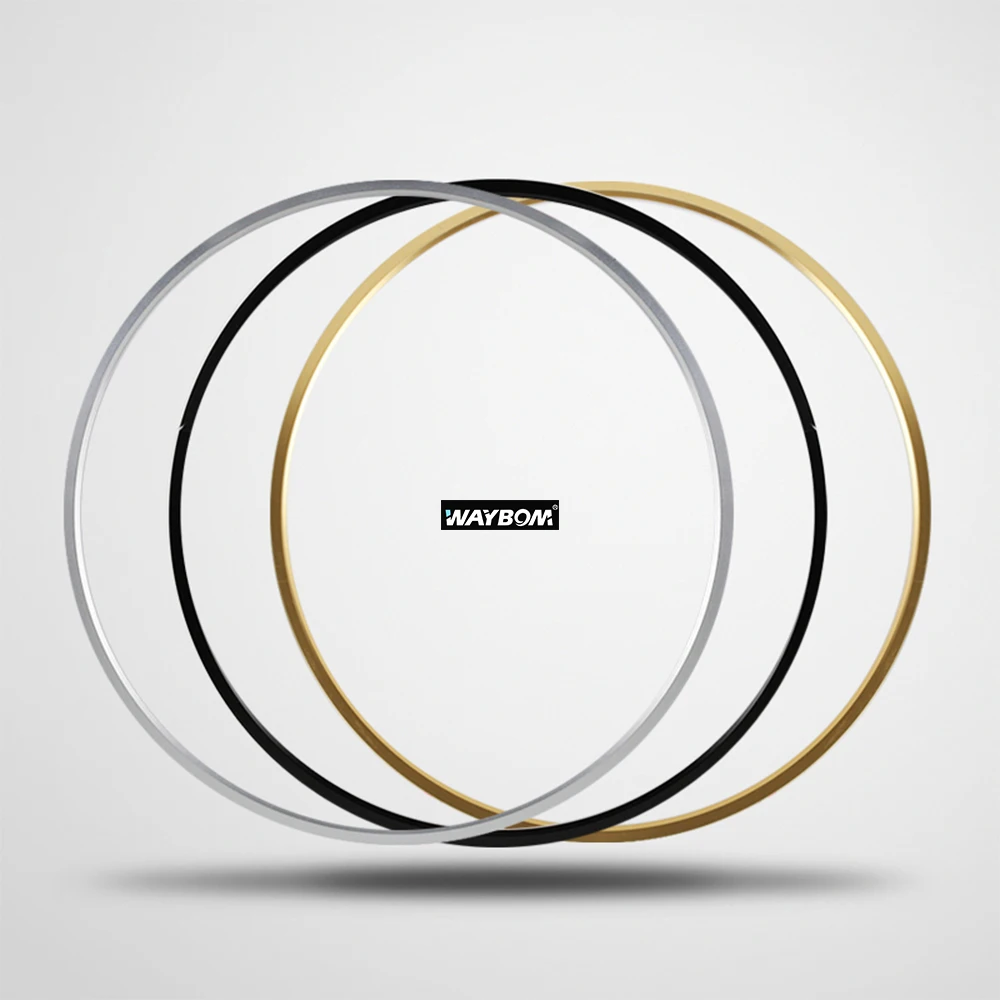 Custom Glass Metal Frame Artwork Aluminum Profile Round Photo Picture Frame For Wholesale