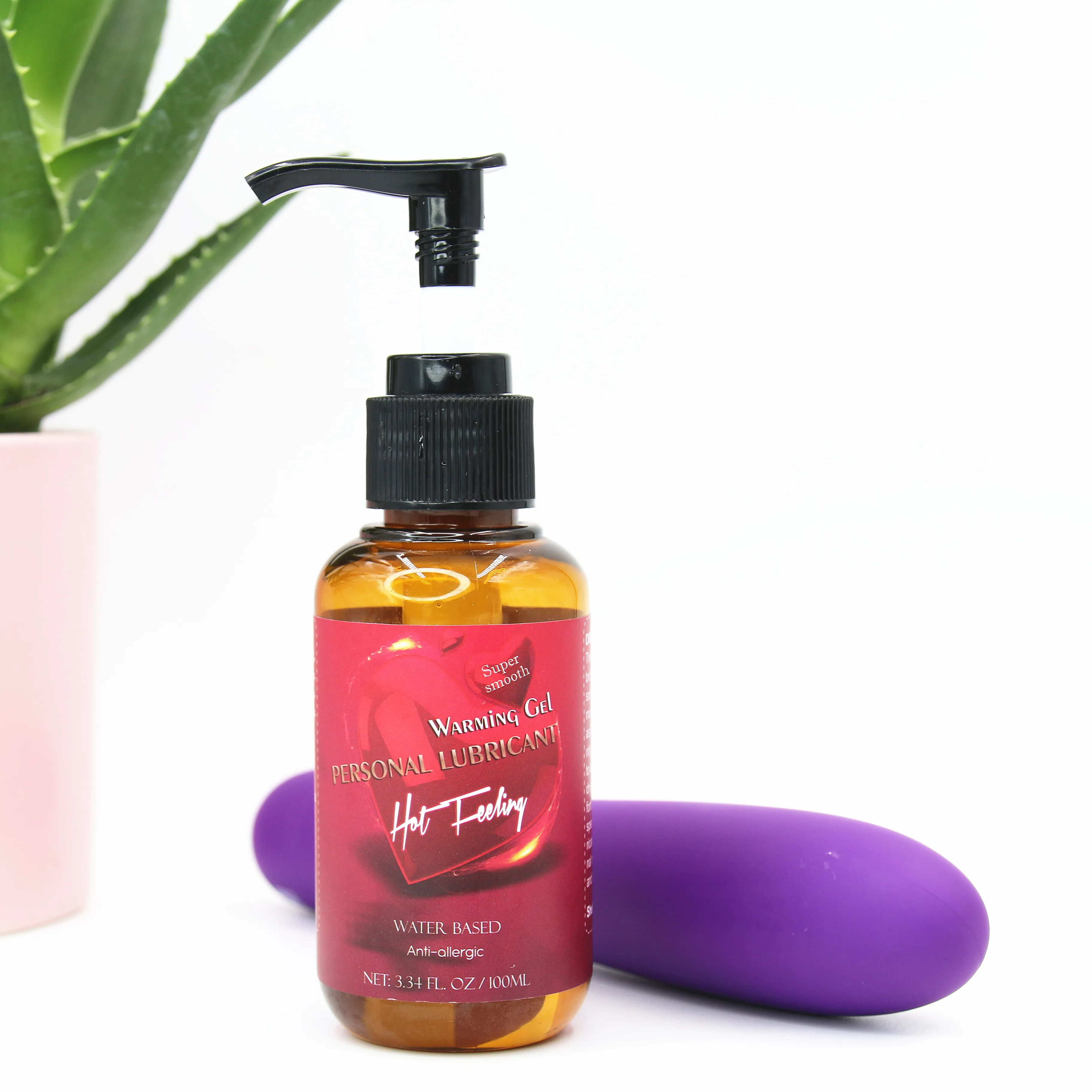  JH Hot Feeling Natural Silky Water Based Warming Gel Personal Lubricant Sex Lube 100ml Boosts Sexual Pleasure And