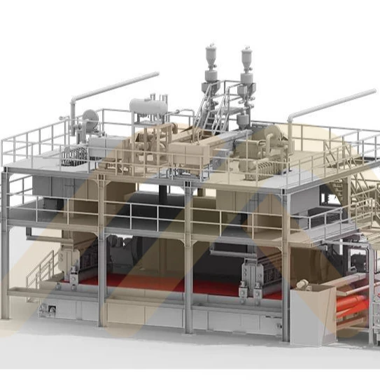Для женской гигиены AZX-SS PP спанбонд нетканого материала делая машину