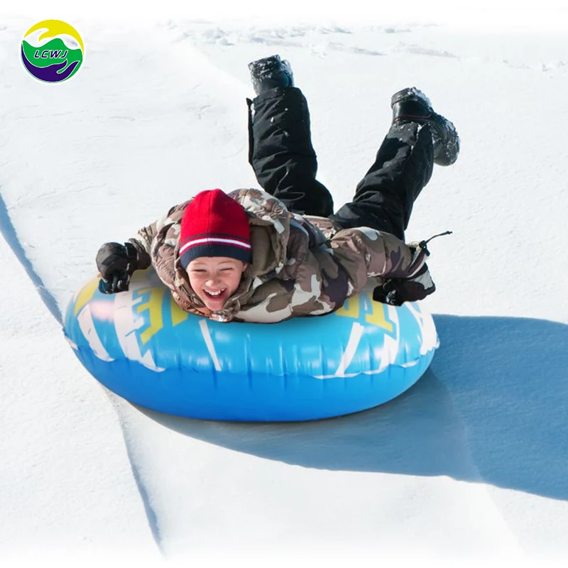 LC PVC Snow Tubing Toy Inflatable Snow Sledge Tube Snow Tubing-Sledge