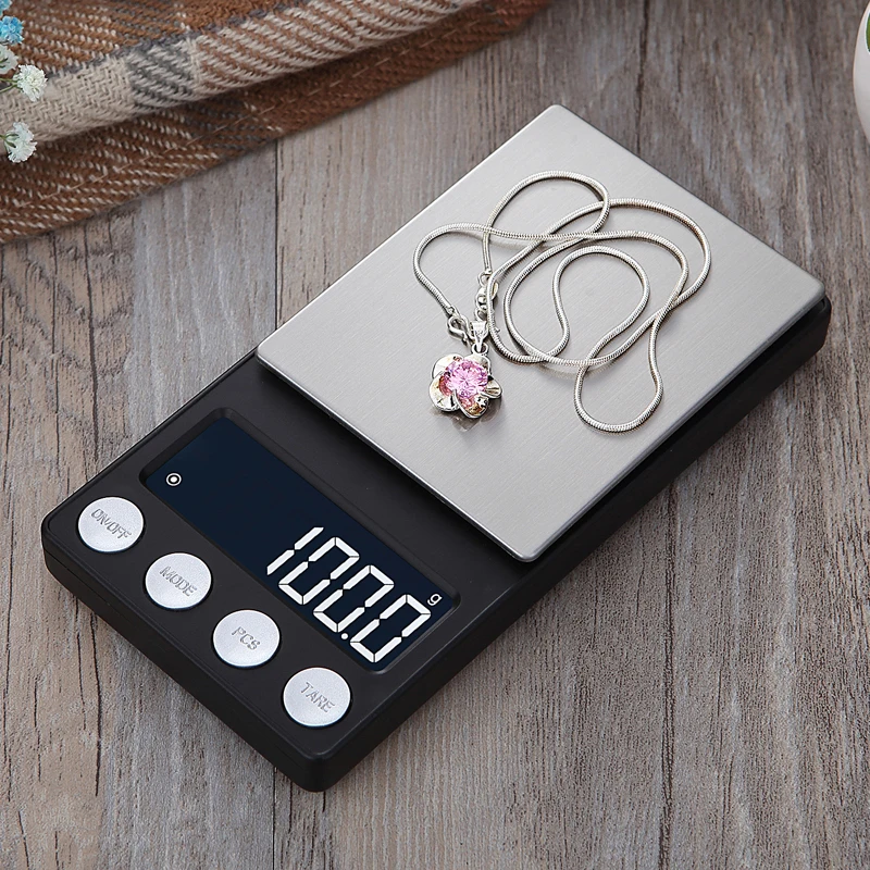High precision small electronic jewelry scale household portable tool box jewelry mini electronic pocket weight scale 0.01g