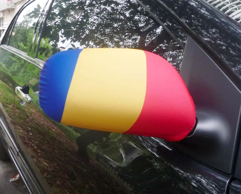 Promotion gift item product Europe country design flag stretch car mirror flag