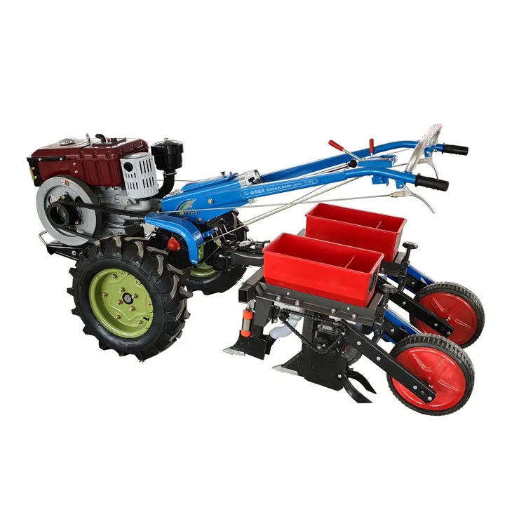 Hand corn seed machine planter two row maize seeder manual maize seed planter