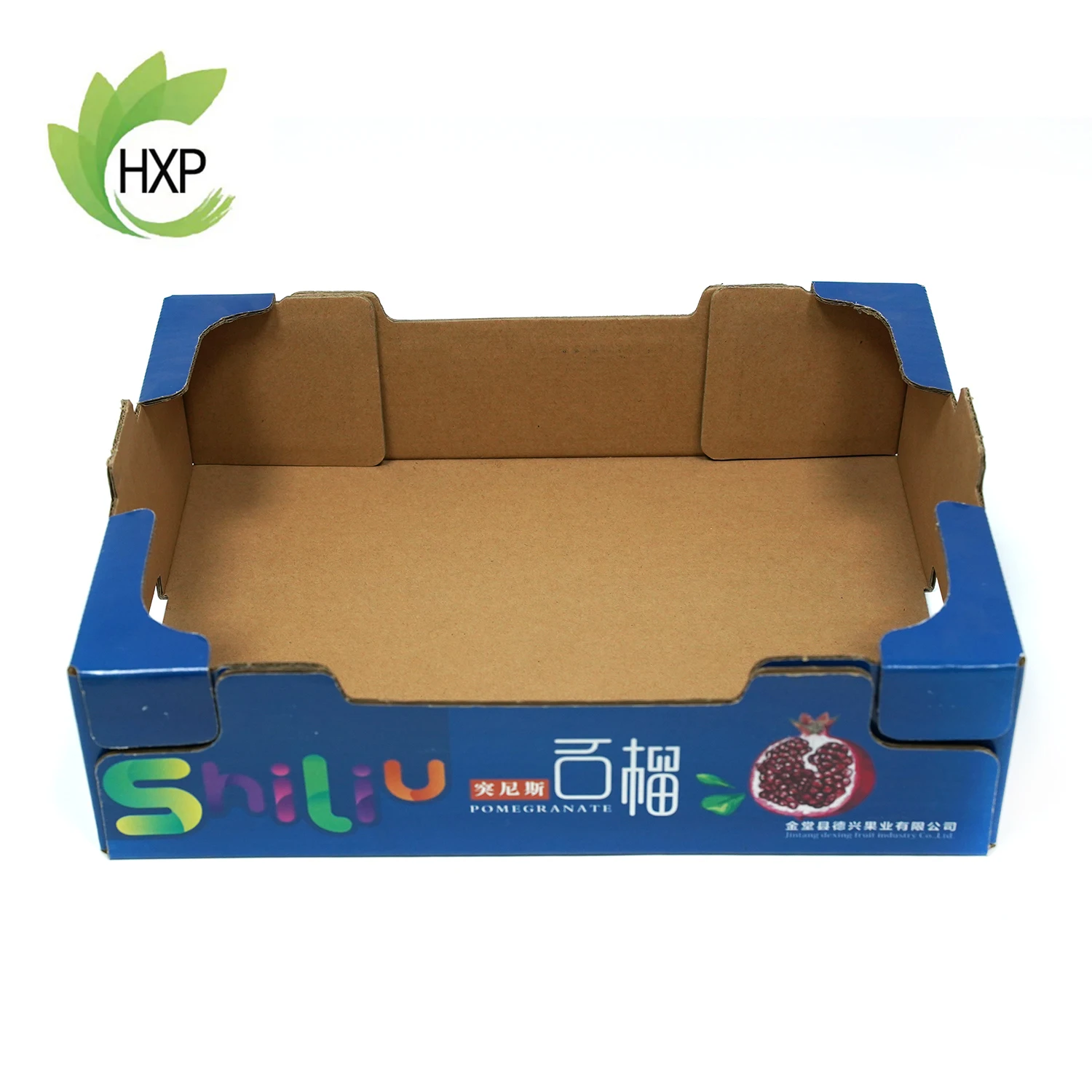 Оптовая продажа упаковка гофрированной упаковки один сушилка для овощей и фруктов коробки для фруктов для chriastmas
