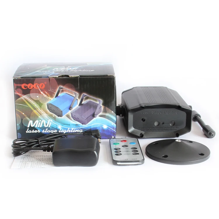 RG Red Green Remote Control Sound Sensitive Laser stage lights for Party