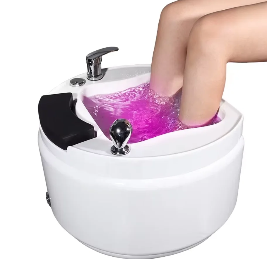 Professional Beauty Salon Furniture Pedicure Spa Bowl Massage Stations Foot Spa Tubs Foot Therapy Basin