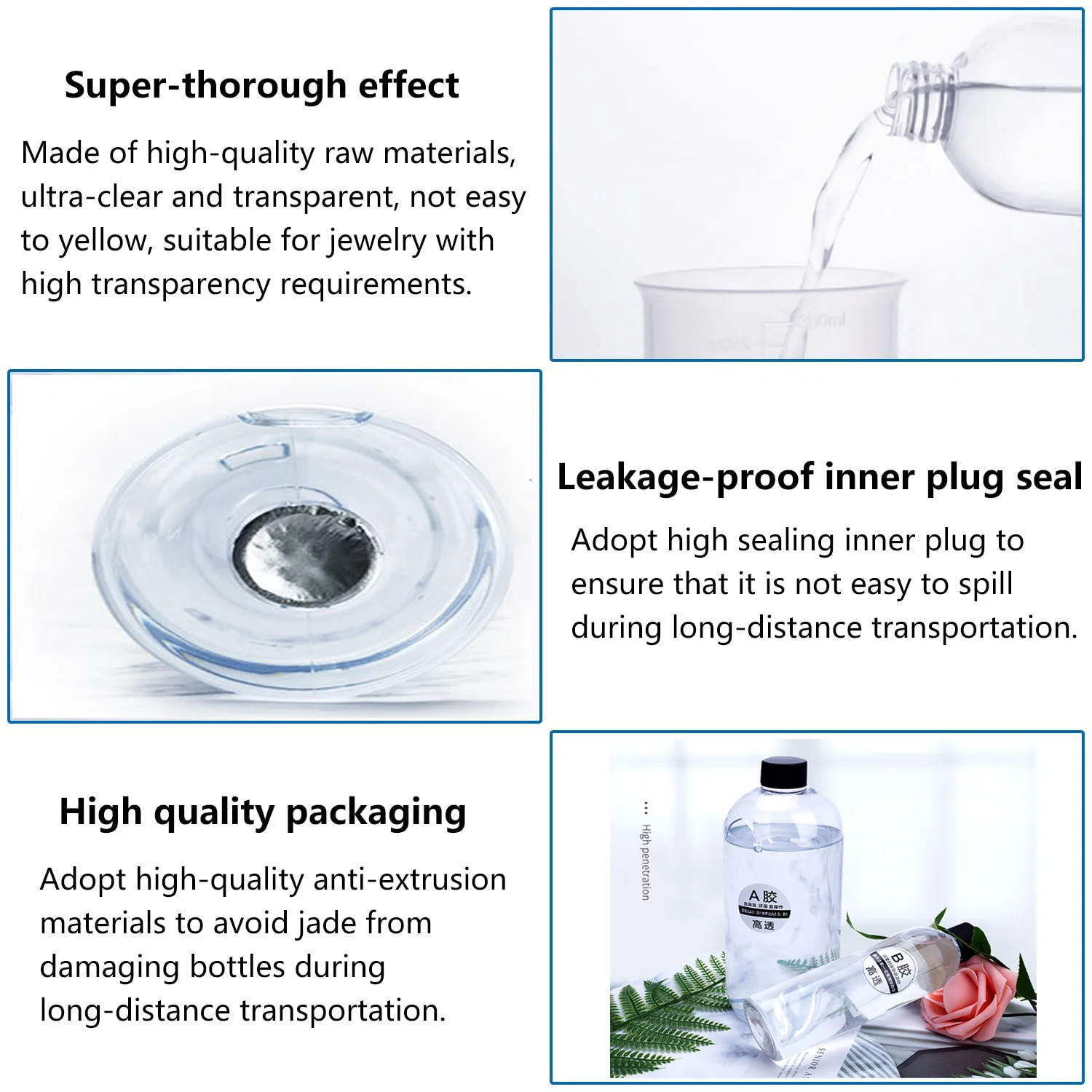 High Quality Price Liquid Marble Solvent Transparent Epoxy Resin Casting Kit for Jewelry Mold