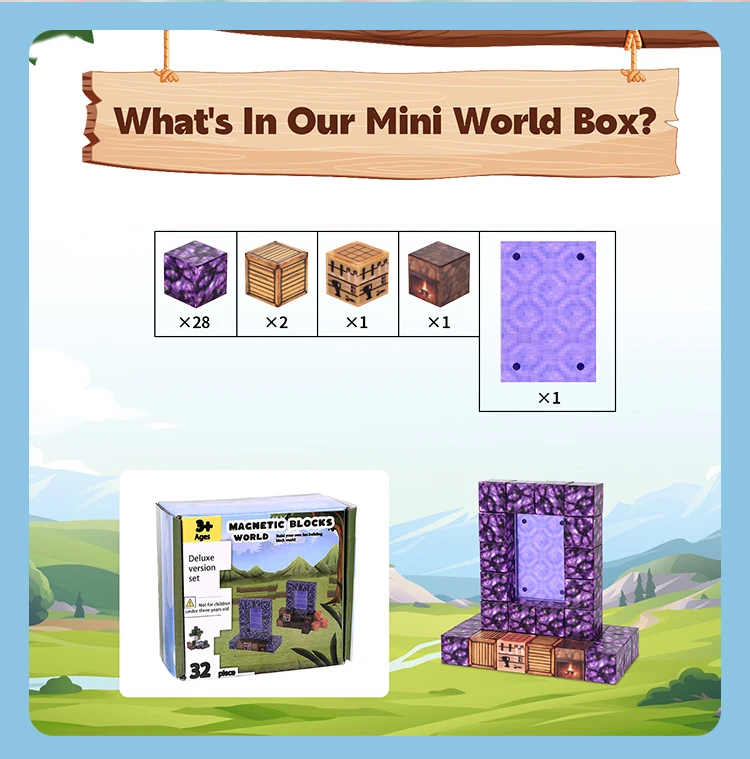 32 pcs Educational building blocks best idea for 3,4,5,6 year old students