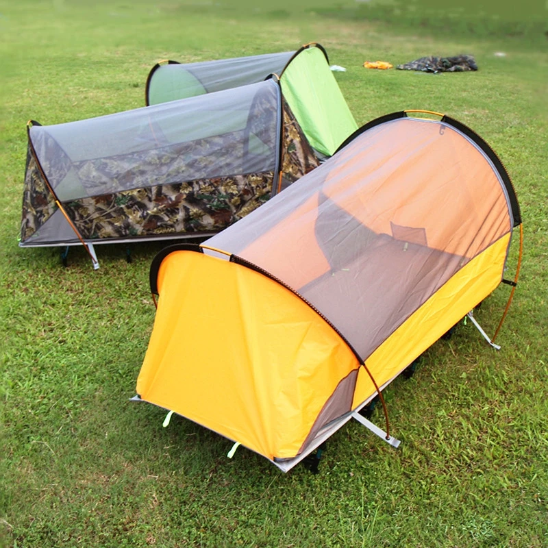 New Off-Ground Camping Family Tent Bed Hanging Folding To Increase Single March Waterproof Camping Tent Fishing Self-Driving
