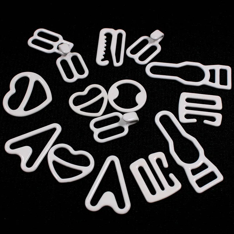 Swimwear accessories colored bra adjuster ring and slider adjustment bra hook