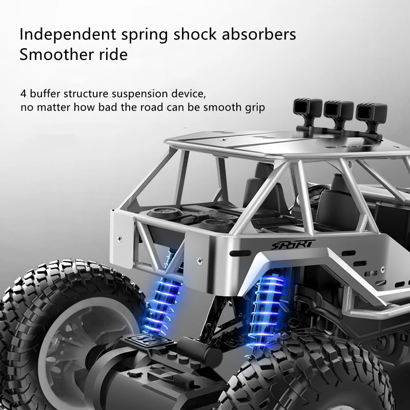 Сплав RC автомобиль 10км/ч 2WD пульт дистанционного управления высокая скорость транспортного средства 2 4 ГГц электрические игрушки Monster Truck Багги внедорожник широкие для маленьких мальчиков