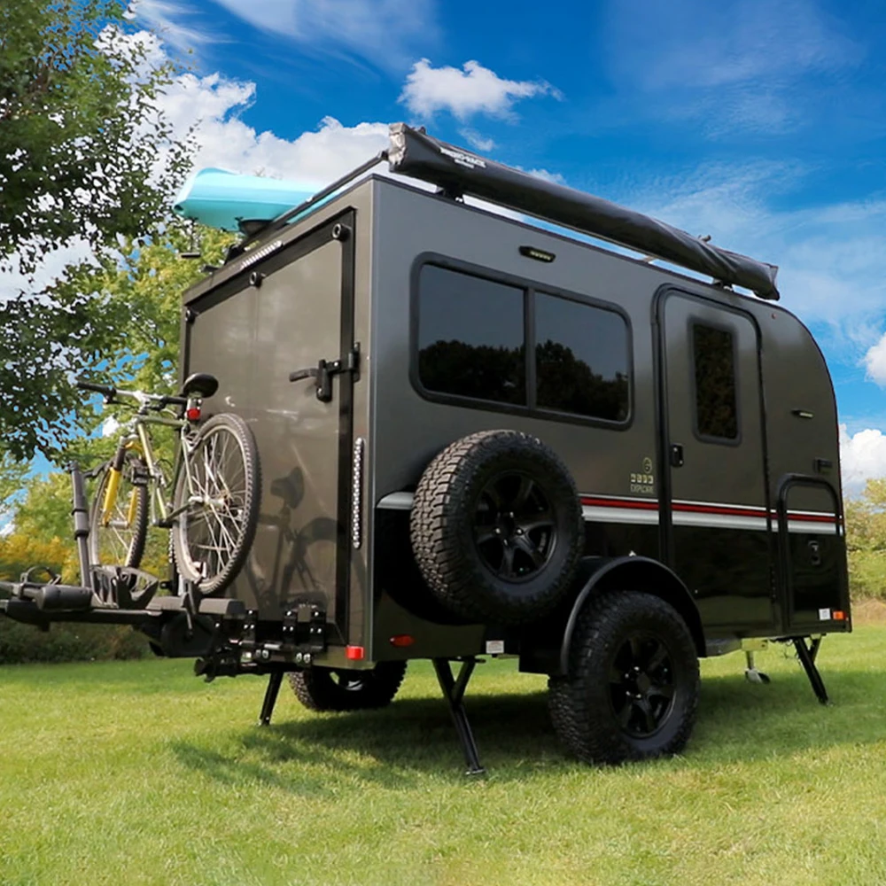 Ecocampor Приключения по бездорожью микро-литовый игрушечный буксир Автоприцеп от