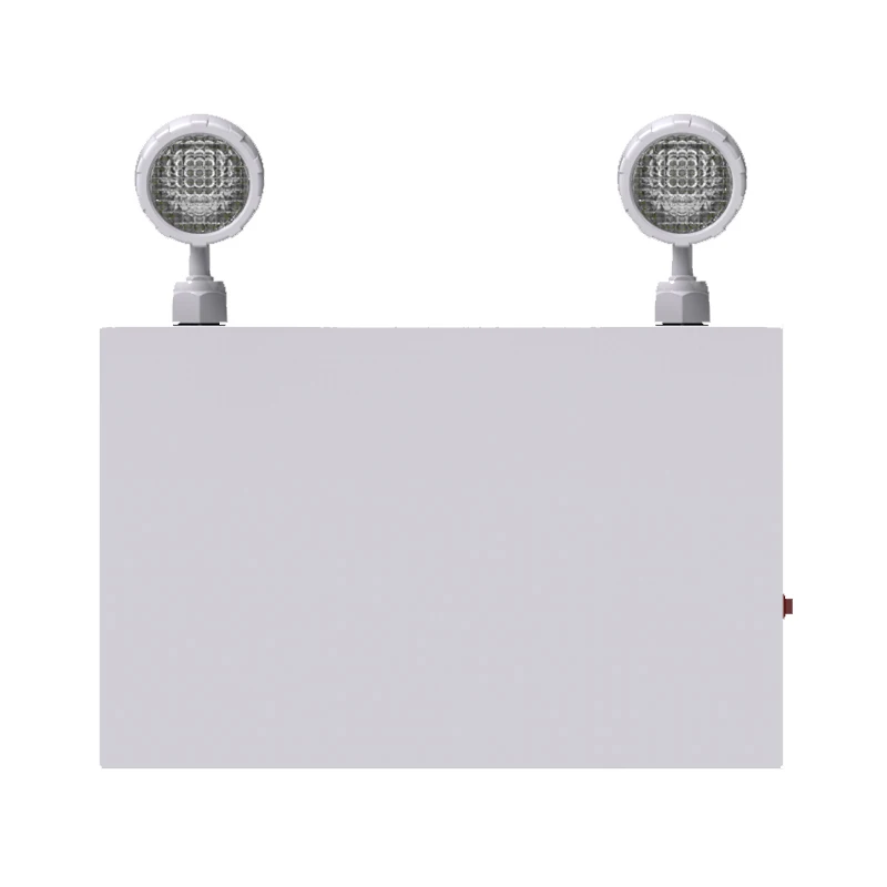 Аварийный светильник из стали с двумя головками, светодиод 2x2 Вт