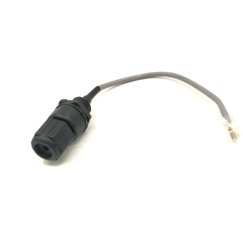 M25 CAT5E waterproof RJ45 Ethernet Connector Panel Mount With Pigtail Cable Outdoor L 25cm