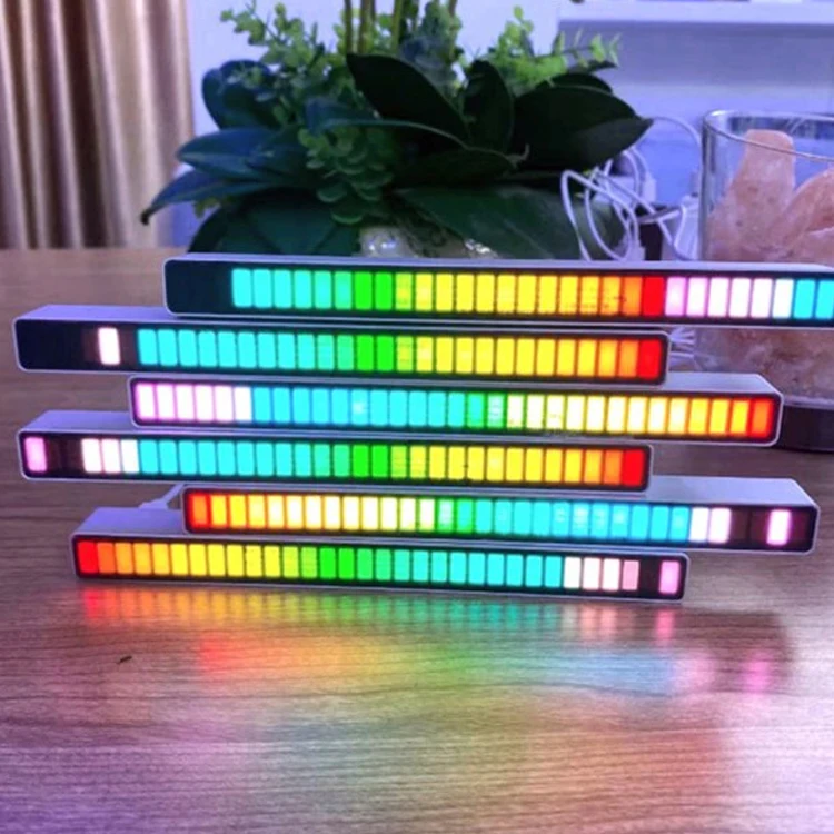 Лидер продаж на Amazon светодиодная музыкальная лента с управлением через приложение rgb ночник для комнаты ритмом светодиодные лампы