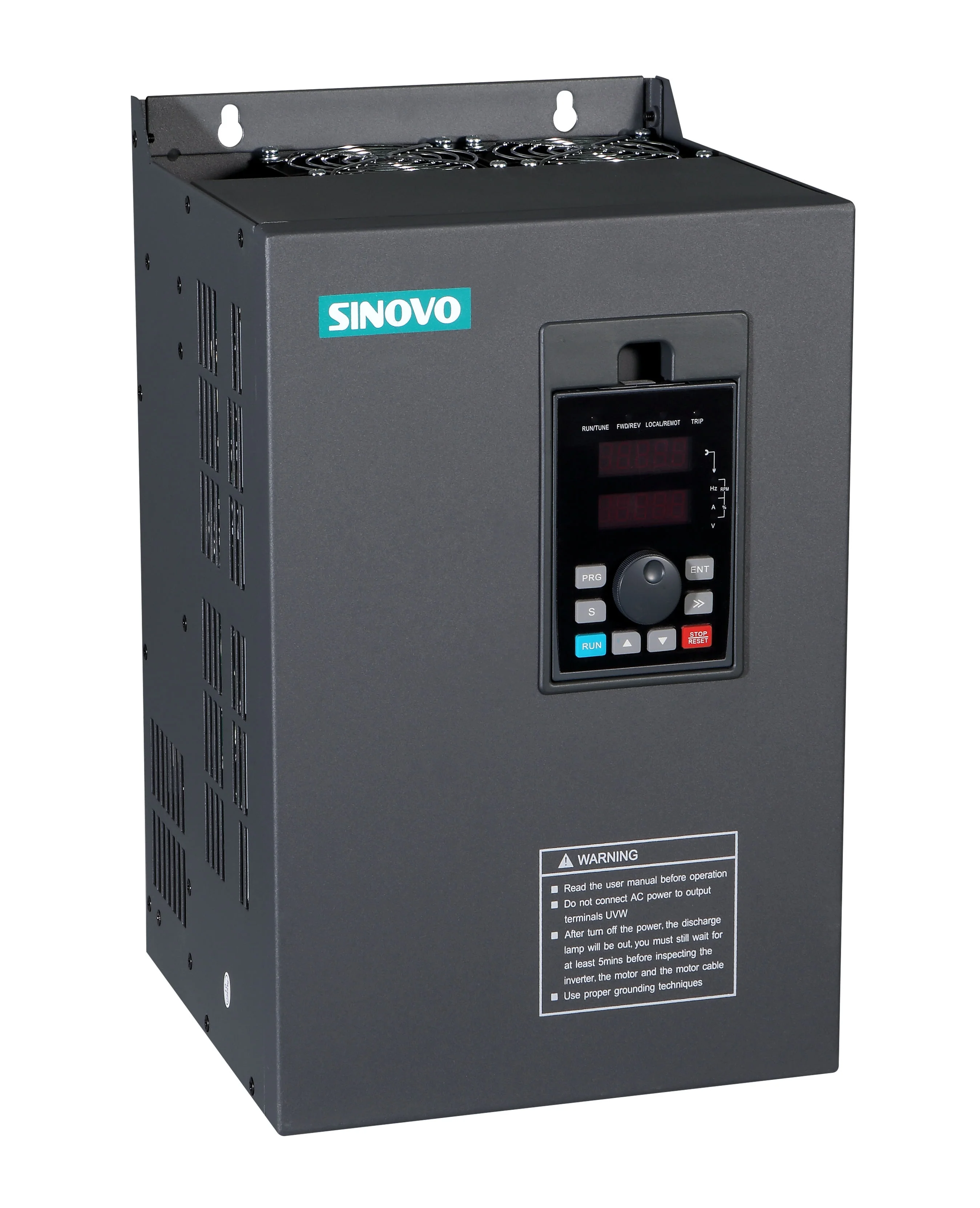 Made in China SINOVO 220V Single  Phase Input to 3 Phase Output 3 HP 2.2KW VFD for Mask Machine Application